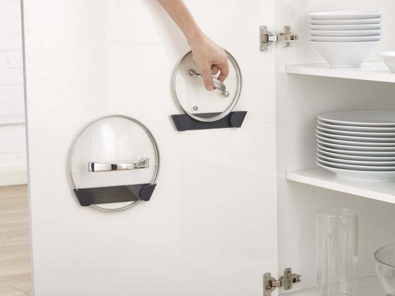 CupboardStore Set of 4 In-cupboard Pan Lid Holders