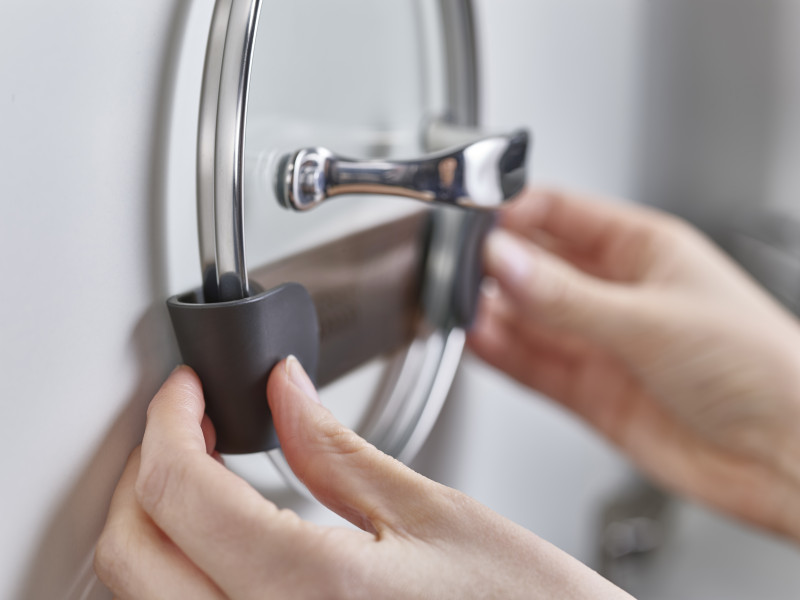 CupboardStore Set of 4 In-cupboard Pan Lid Holders