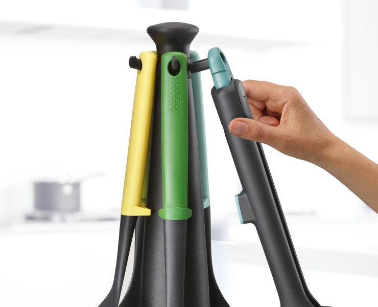 5-piece Utensil Set with storage stand