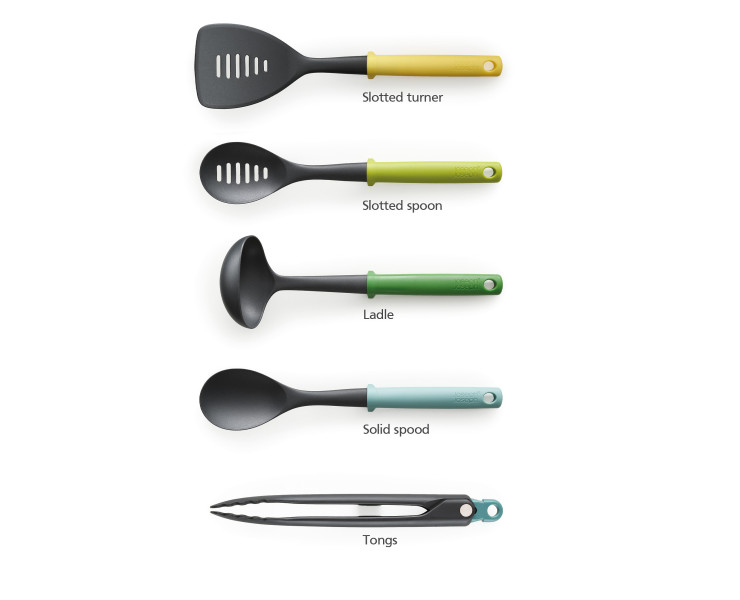 5-piece Utensil Set with storage stand