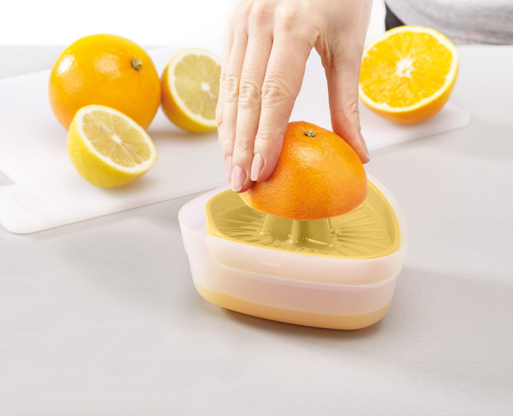 Juicer with reversible lid