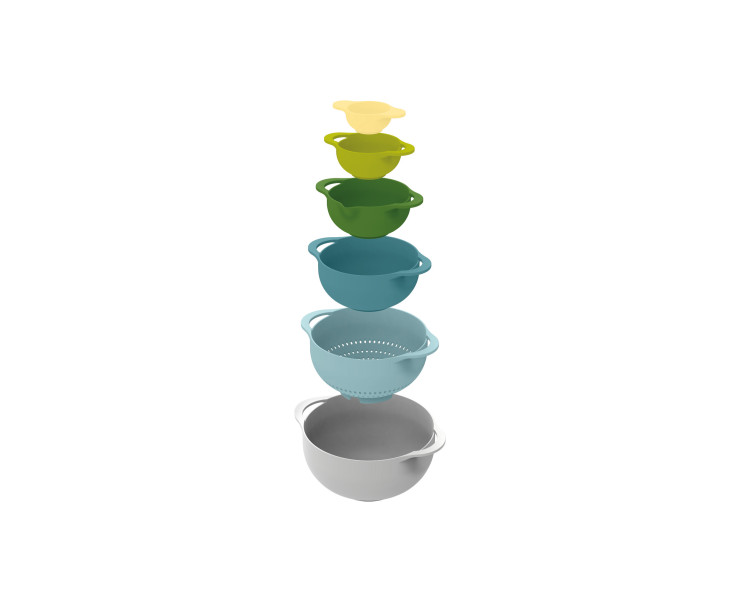 6pc Food Preparation Bowl Set (Opal)