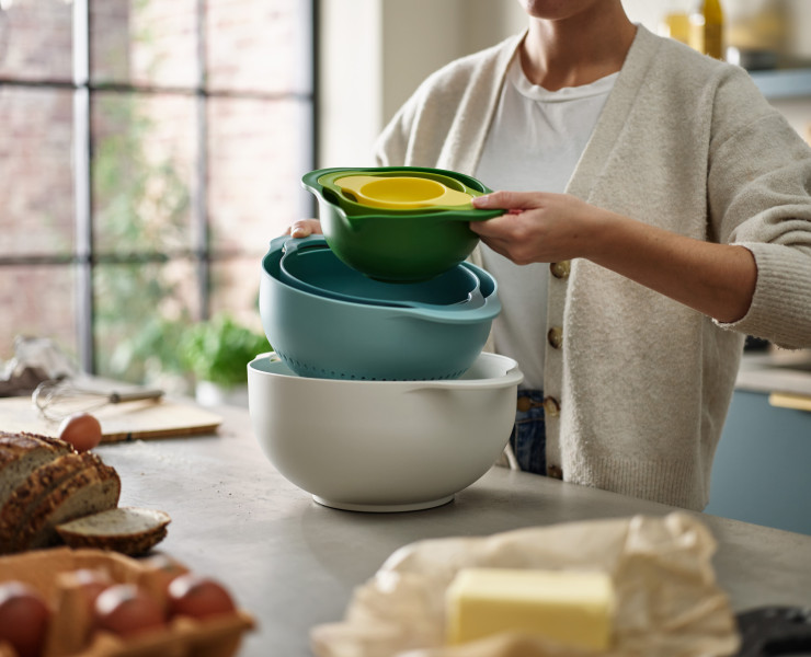 6pc Food Preparation Bowl Set (Opal)