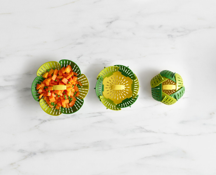 Folding Steamer Basket (Green)