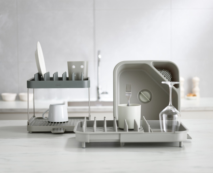 2-tier Dish Rack - Grey