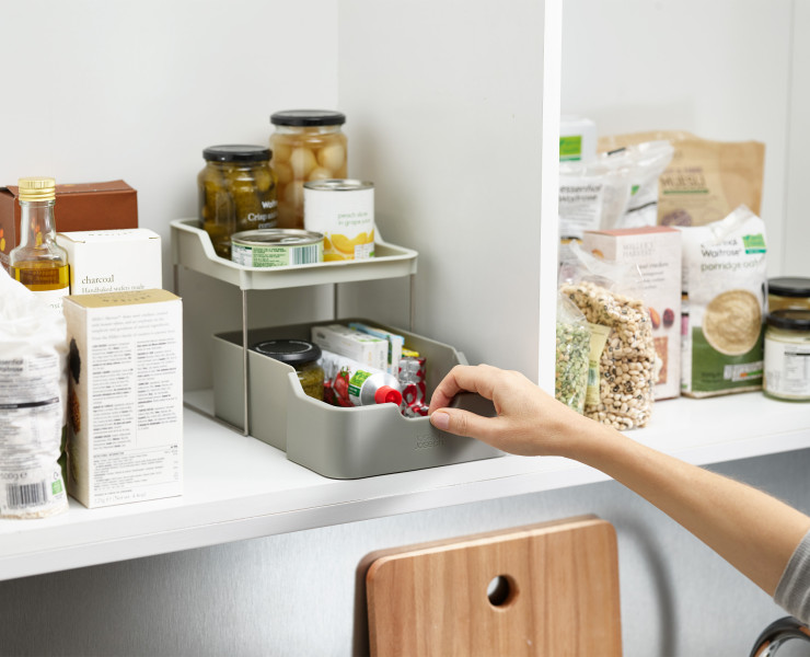 2tier Cupboard Orgniser w/Drawer