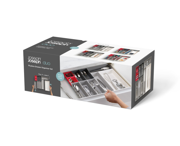 10-piece Drawer Organiser Set
