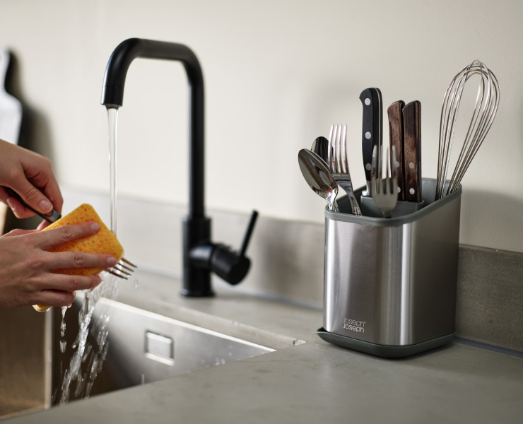 Steel Cutlery Drainer