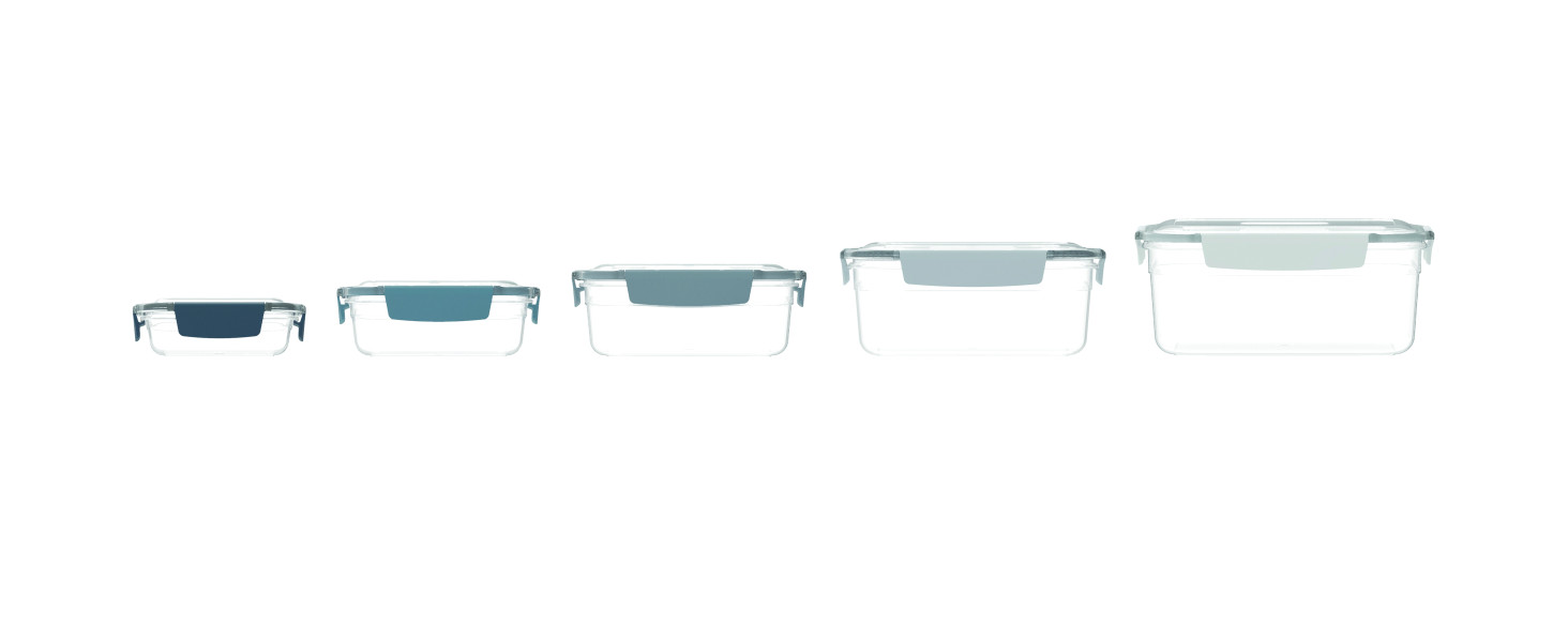 Nest Lock 5-piece container set - Sky