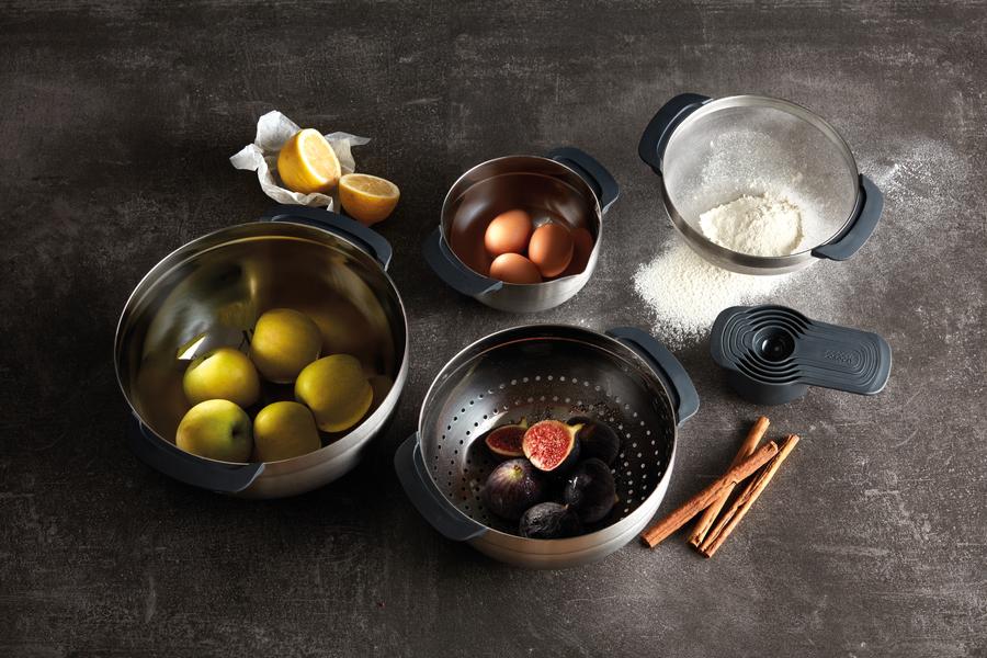 Nest™ 9 Steel Bowl Set
