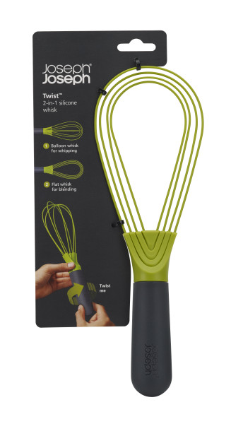 Twist Whisk - Grey/Green