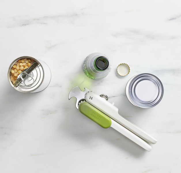 Pivot 3-in-1 Can Opener - White/Green