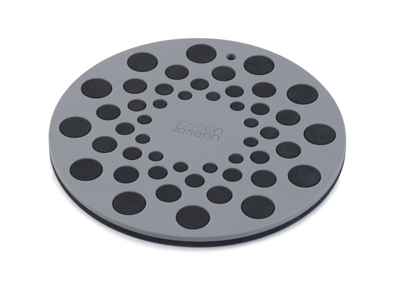 Spot-On Set of 2 Silicone Trivets (Round) - Grey