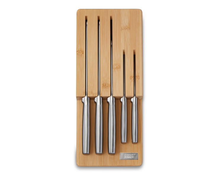 Elevate Steel Knives Bamboo Store 5 Piece Set