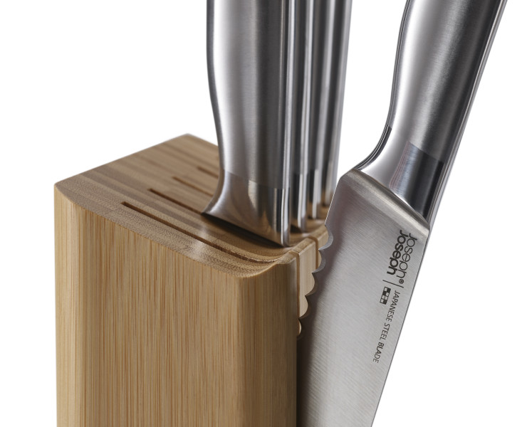Elevate Steel Knives Bamboo 5 Piece Block