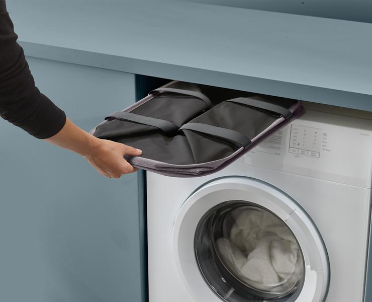 Hold-All Max Laundry Bskt (Grey)