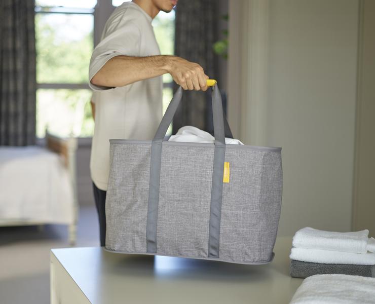 Hold-All Max Laundry Bskt (Grey)