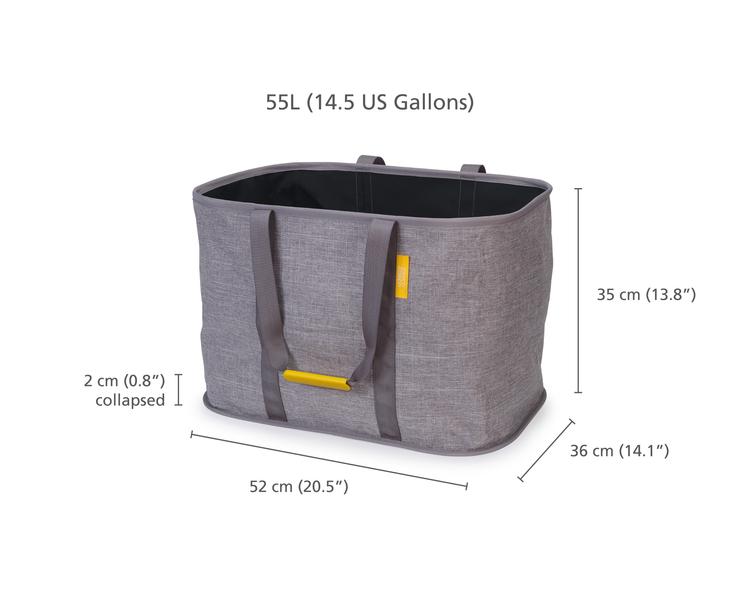 Hold-All Max Laundry Bskt (Grey)