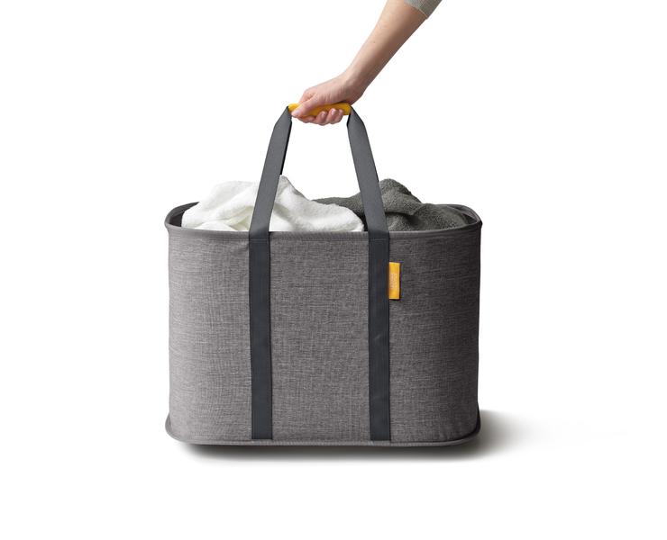 Hold-All Max Laundry Bskt (Grey)