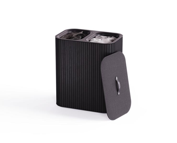 Tota Luxe 90L Laundry Basket (Black)
