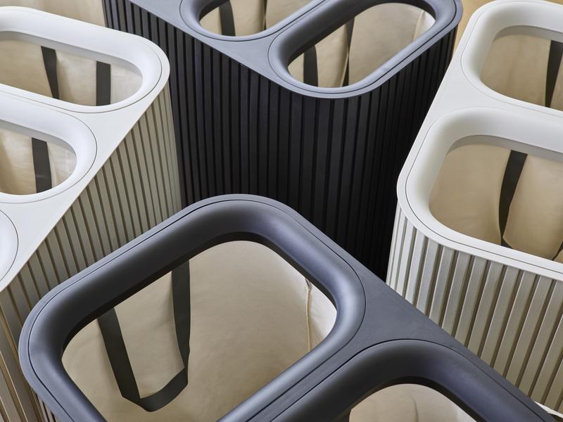 Tota Luxe 90L Laundry Basket (Black)
