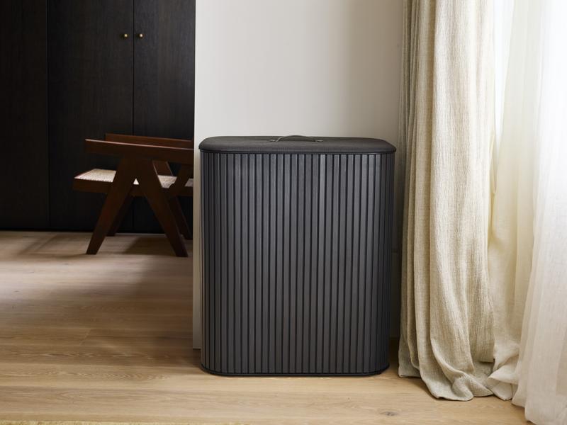 Tota Luxe 90L Laundry Basket (Black)