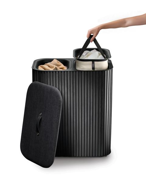 Tota Luxe 90L Laundry Basket (Black)