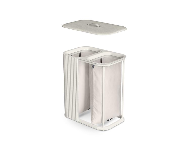 Tota Luxe 90L Laundry Basket (Ecru)