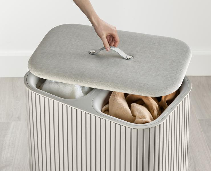 Tota Luxe 90L Laundry Basket (Ecru)