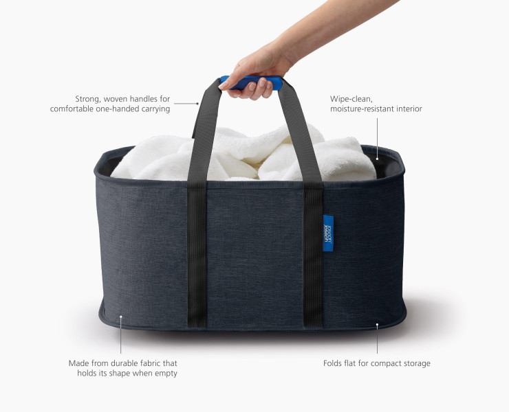 Hold-All Laundry Basket (Carbon Black)