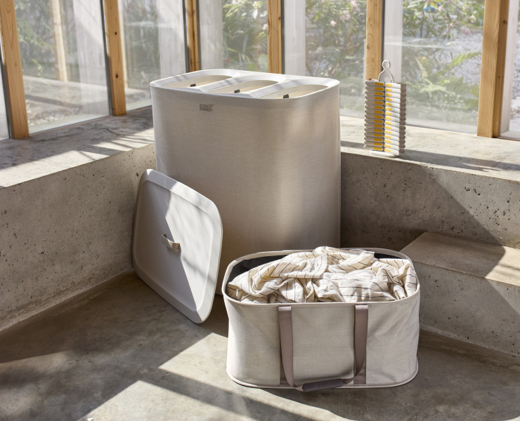 Hold-All Laundry Basket (Ecru)