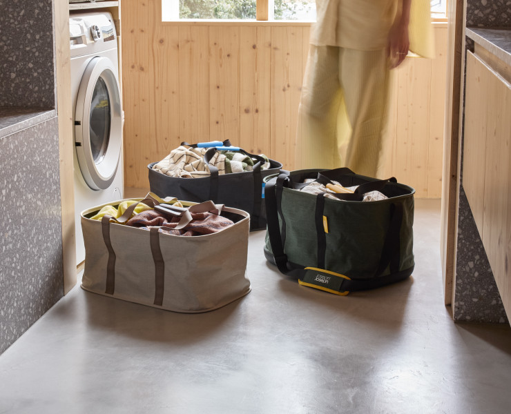 Hold-All Laundry Basket (Ecru)