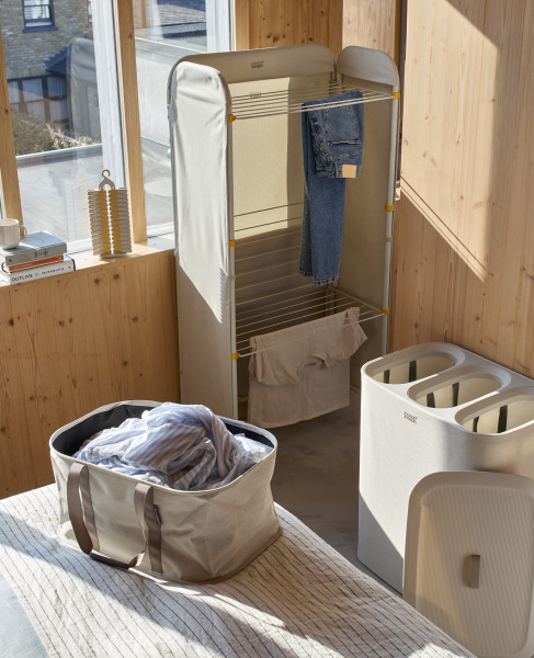 Hold-All Laundry Basket (Ecru)