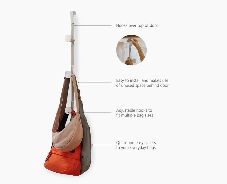 Orderly™ Over-door bag storage