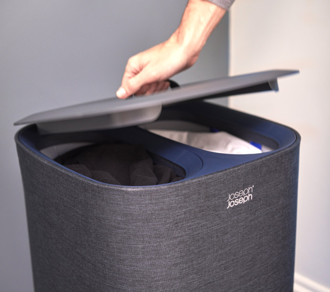 Tota 60L Laundry Separation Basket - Carbon Black