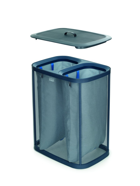Tota 90L Laundry Separation Basket - Carbon Black