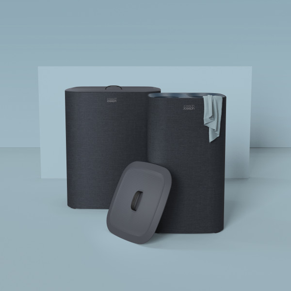 Tota 90L Laundry Separation Basket - Carbon Black