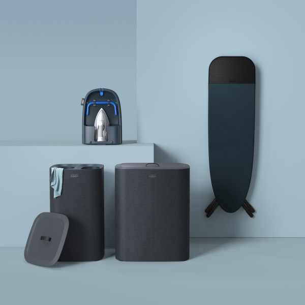 Tota 90L Laundry Separation Basket - Carbon Black