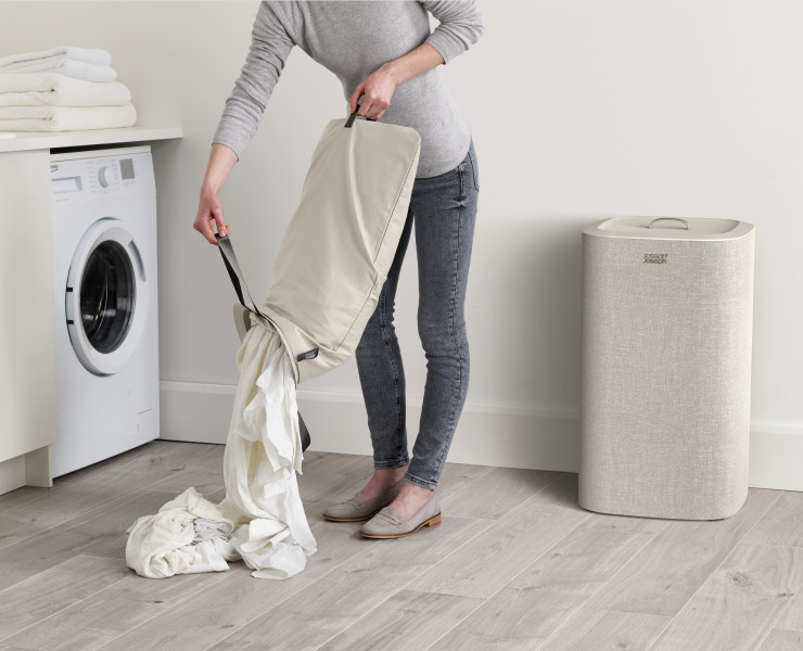 Tota 60L Laundry Separation Basket - Ecru