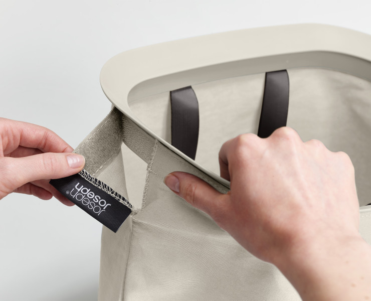 Tota 90L Laundry Separation Basket - Ecru