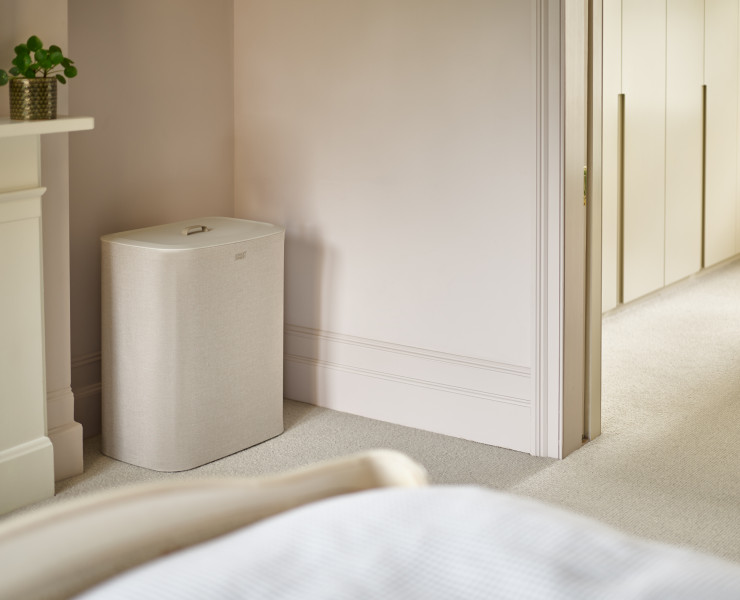 Tota Trio 90L Laundry Separation Basket - Ecru