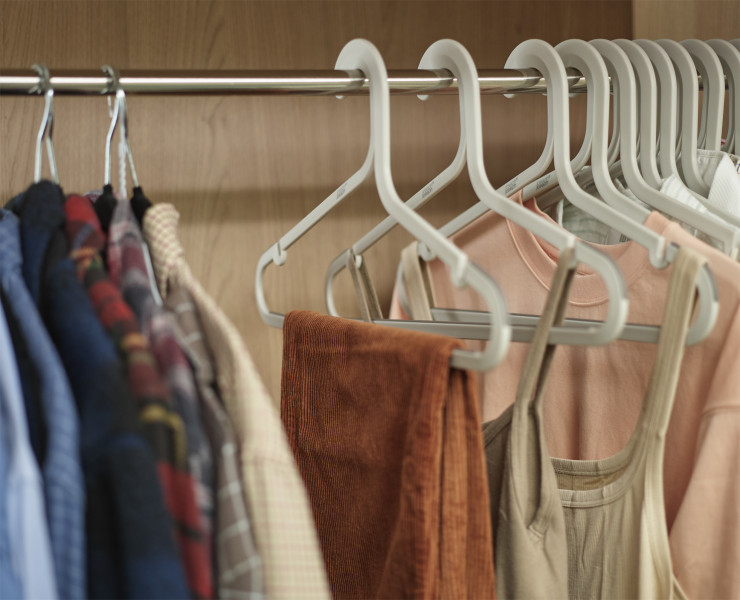 Orderly 5-Piece Anti-Tangle Hanger Set