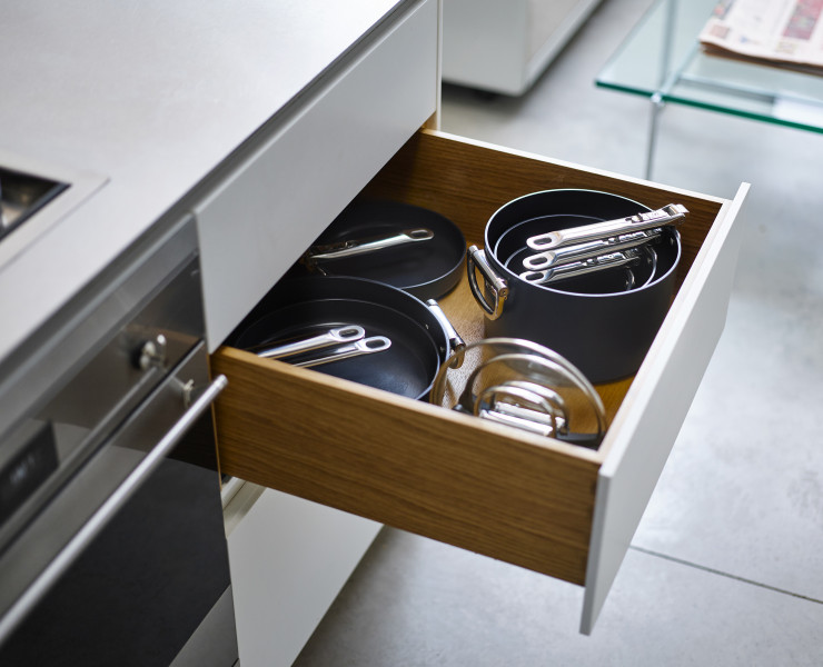 Space 15cm/1.4qt Non-Stick Induction Saucepan & Lid