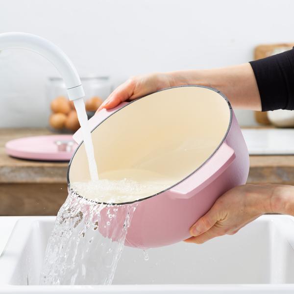 Dried Rose Covered Round Casserole 26cm/5.2L