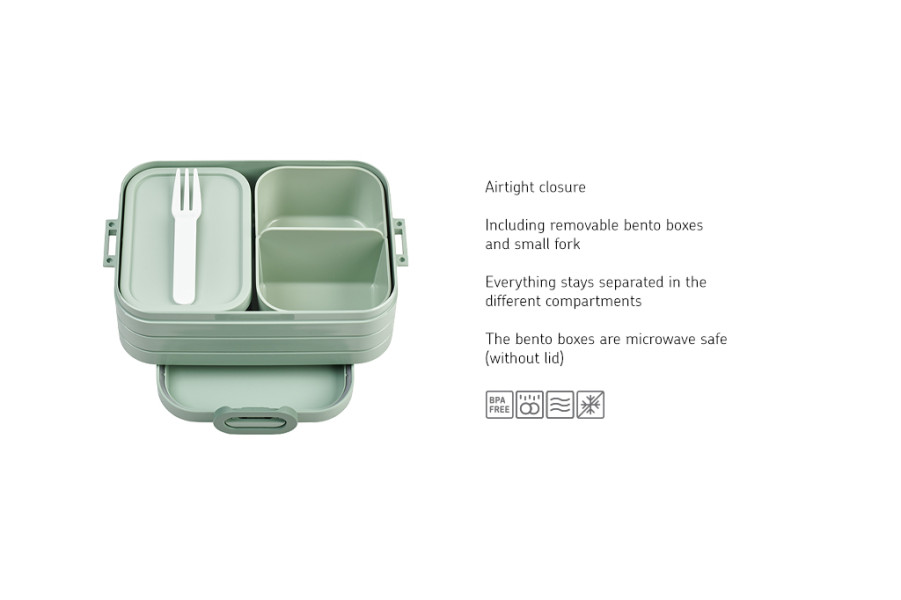 Bento Box Large Nordic Sage