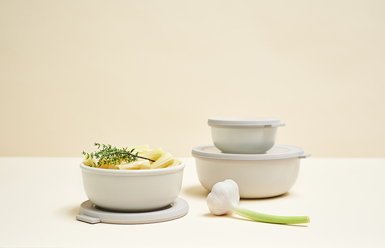 Cirqula Round 3-Piece Small Set Nordic White