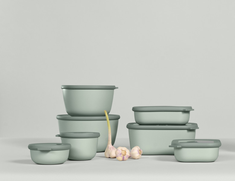 Cirqula Rectangle Small Set 3 Piece Nordic Sage