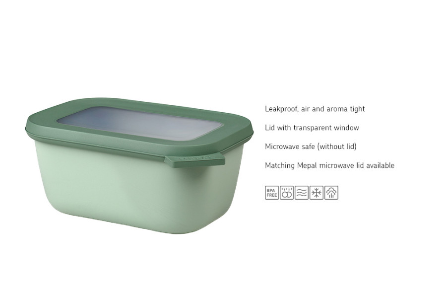 Cirqula Rectangle Large Set 3-Piece Nordic Sage