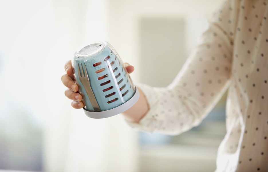 Fruit & Veggie Ellipse Nordic Blue