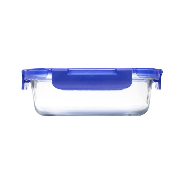 Lock N Store Rectangle Container with Blue Lid  640ml